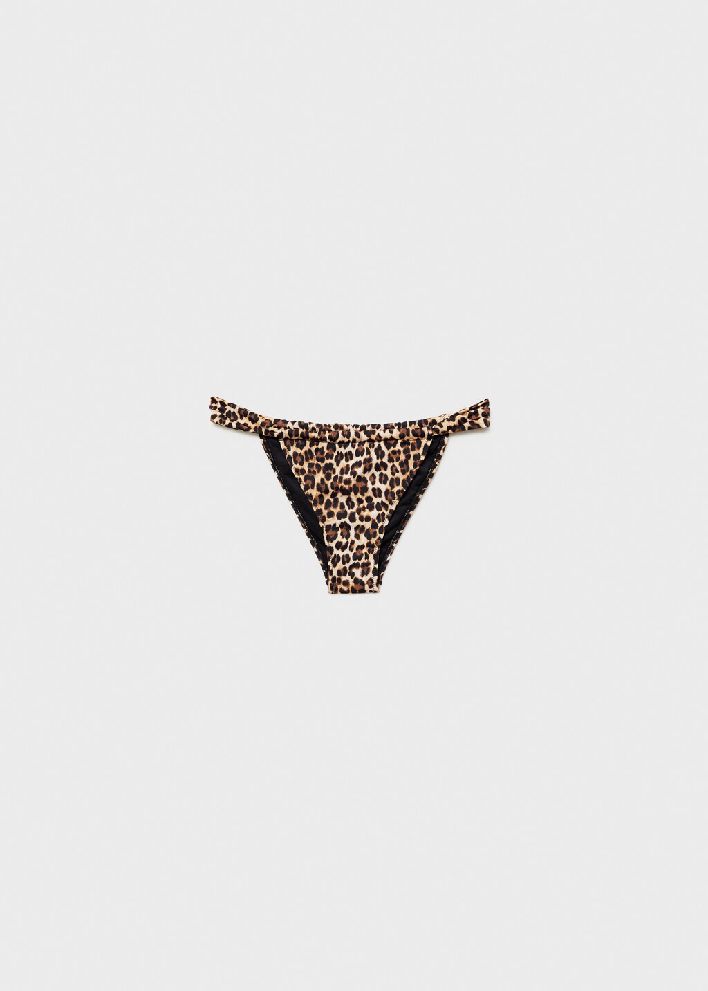 Leopard bikini bottom - Brown
