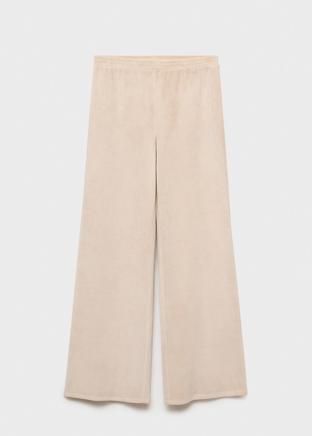 Velour trousers with soft touch - Aqua Green
