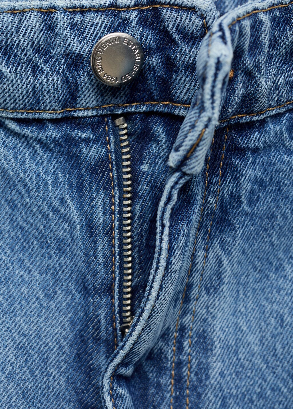 Mid-rise balloon jeans - Medium Blue