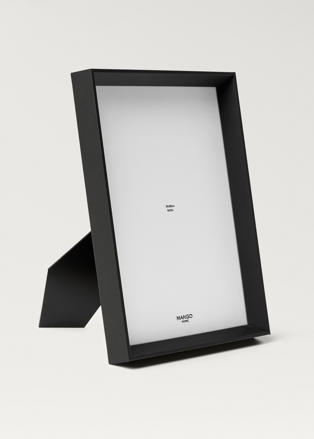 Extra-large bevelled wooden frame - Brown