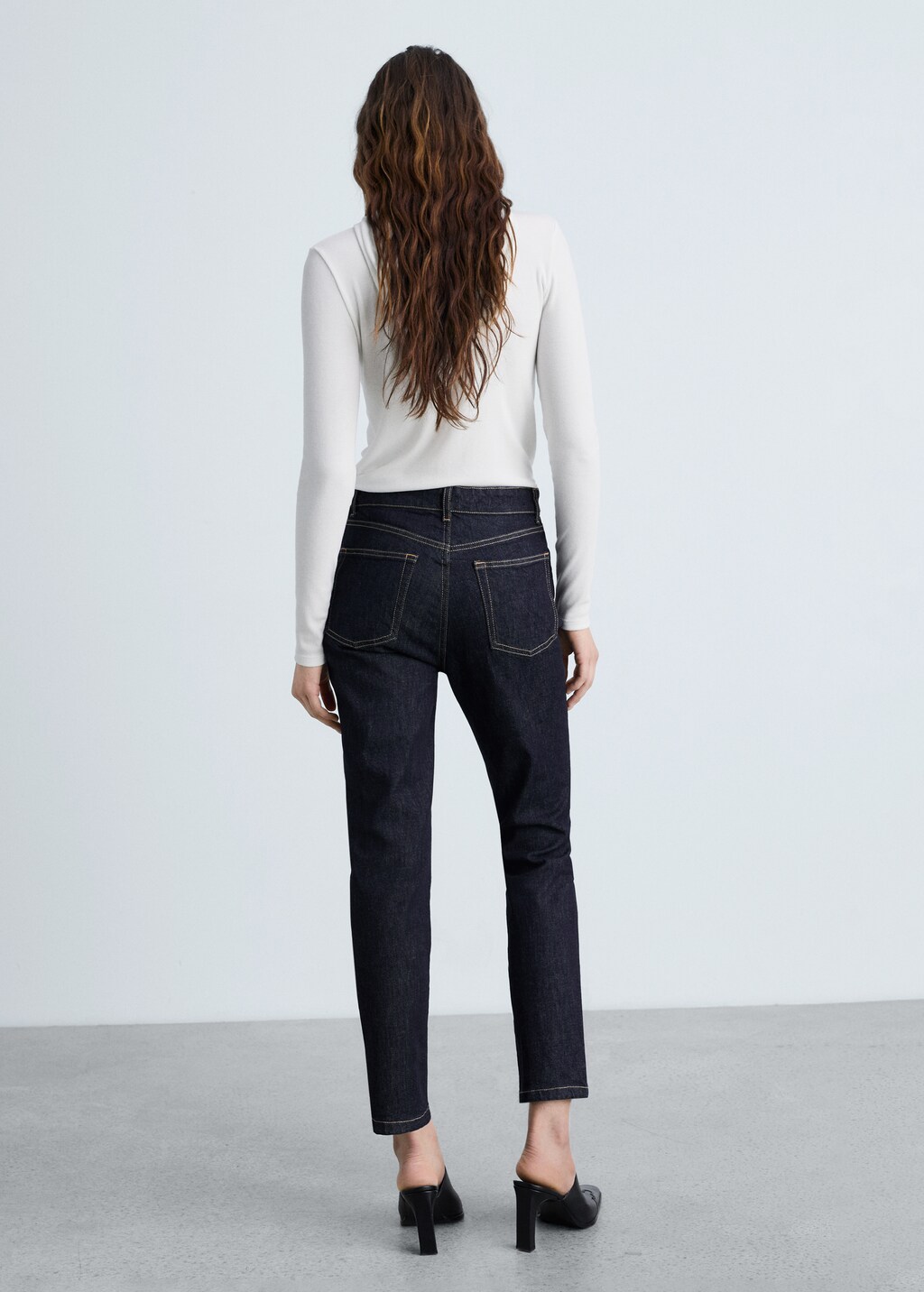 Claudia slim-fit cropped jeans - Open Grey
