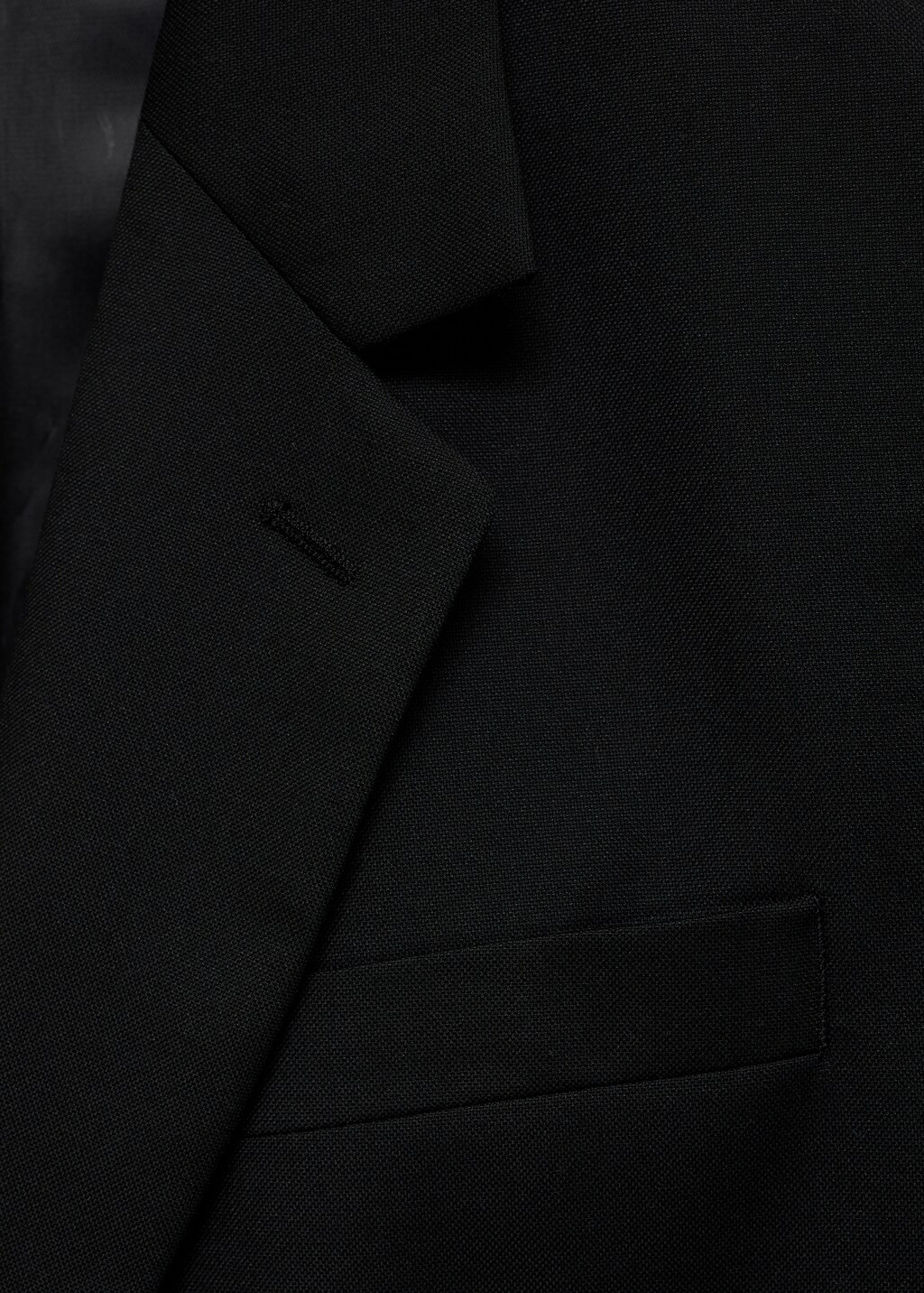 Boston regular-fit double-breasted suit jacket - Black