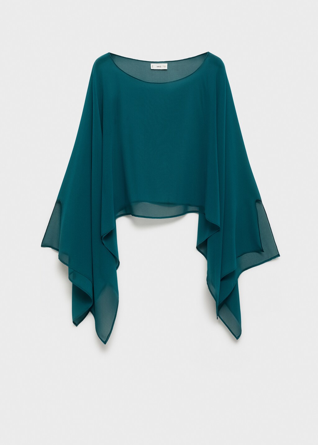 Chiffon layer top - Sky Blue