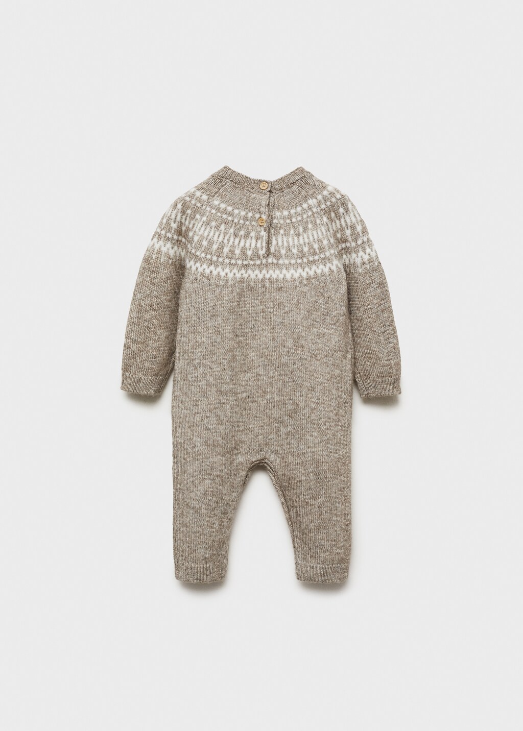 Jacquard jumpsuit - Medium Brown