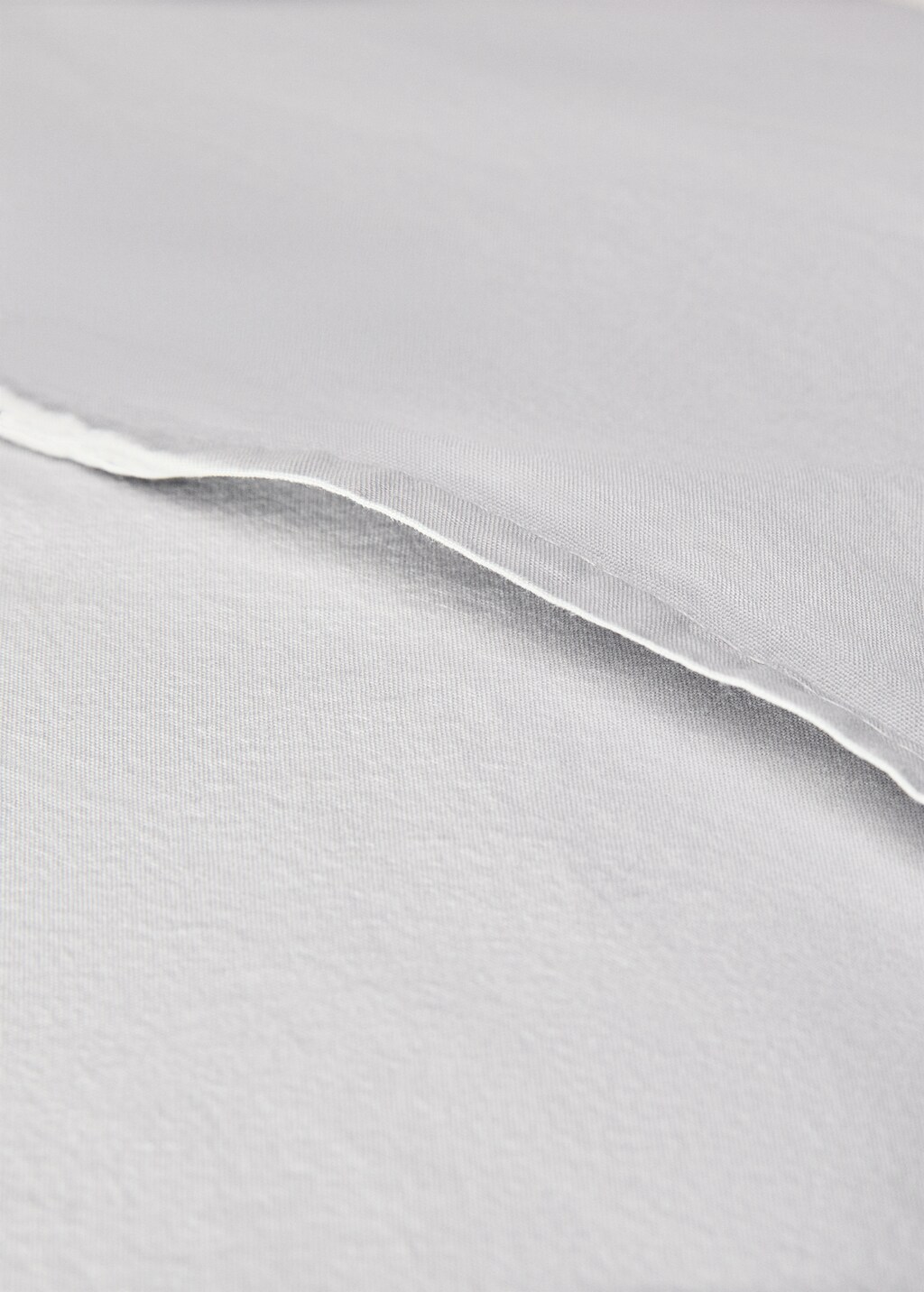 Cotton percale garment-dyed check cushion cover, 50x50 cm - Medium Brown