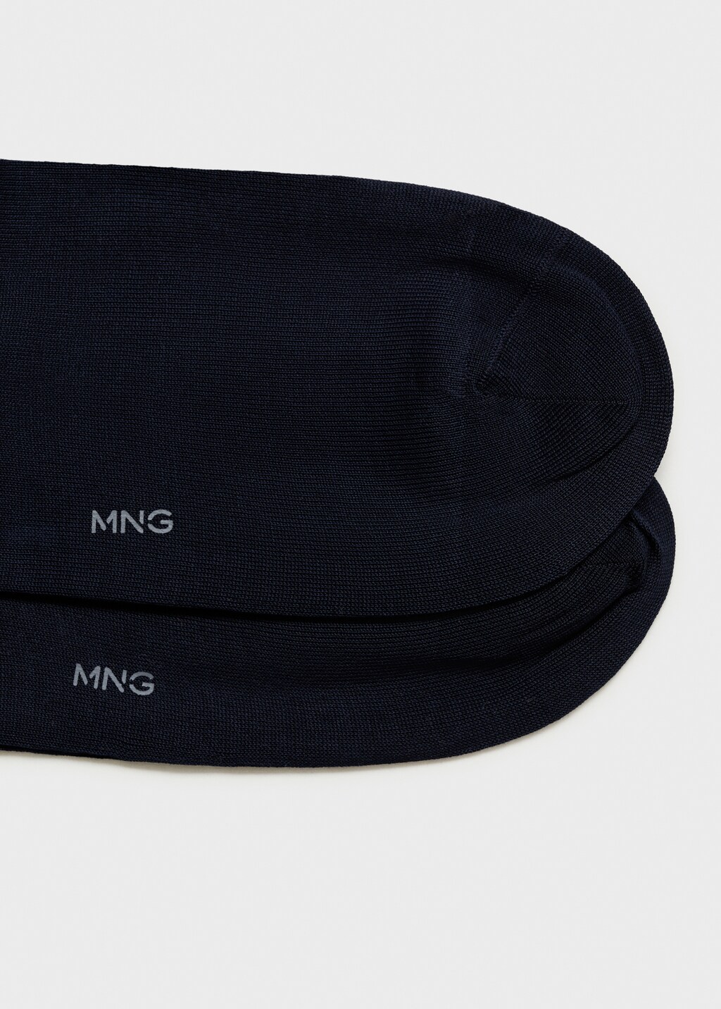 Pack of 2 100% plain cotton socks - Black