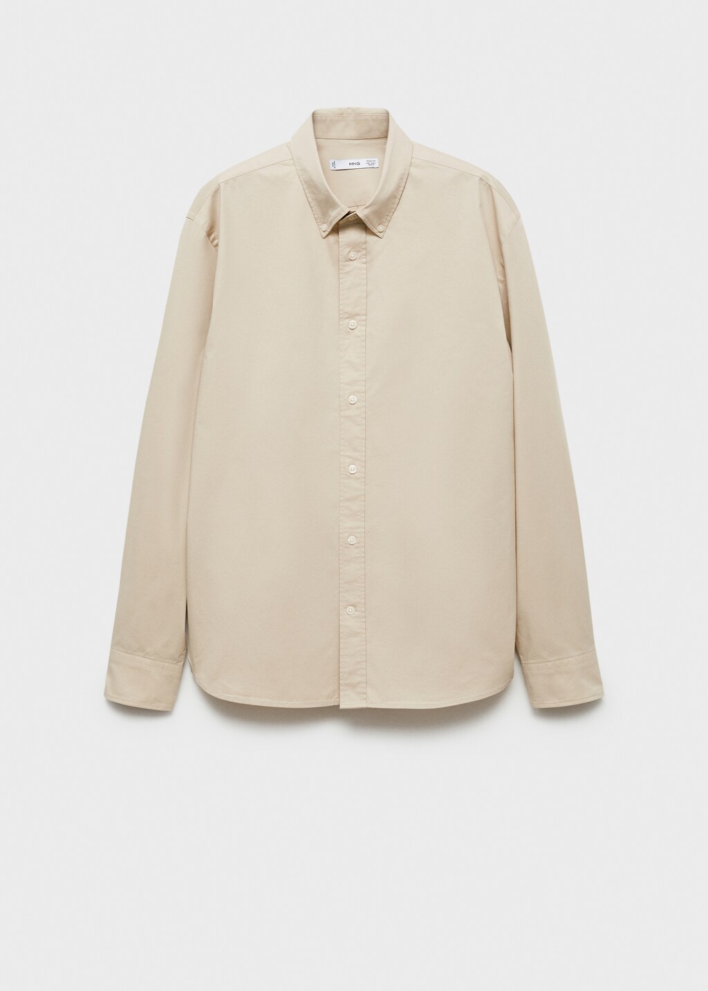 Regular fit cotton shirt - Khaki