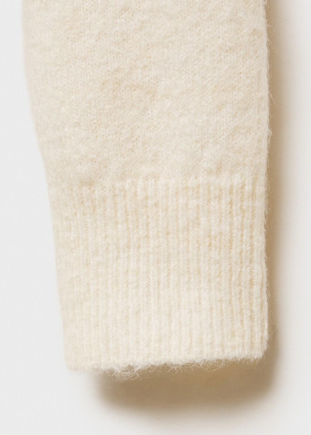 Sweater with wraparound lapel neck - Light/Pastel Grey