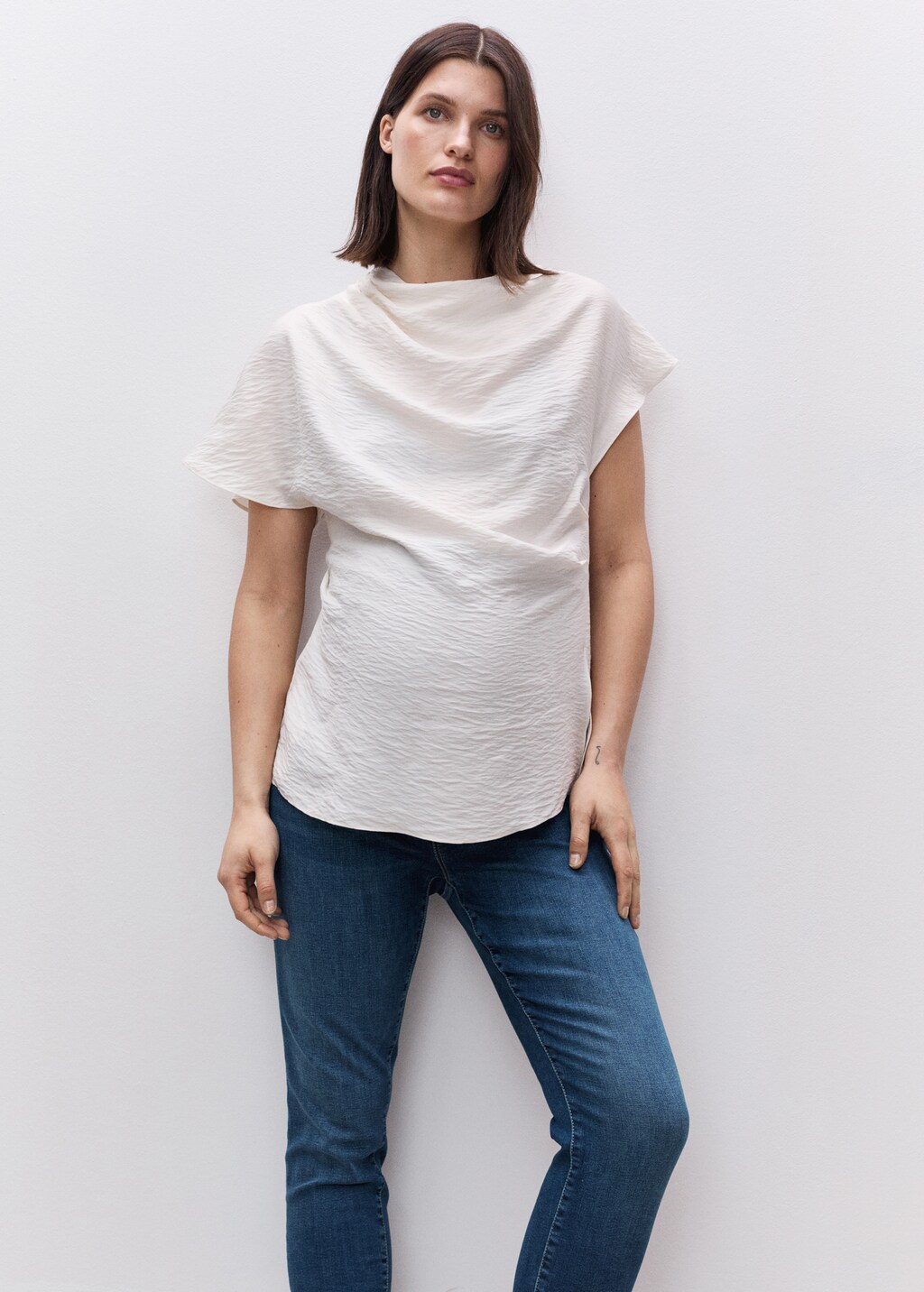 Maternity skinny jeans - Black denim