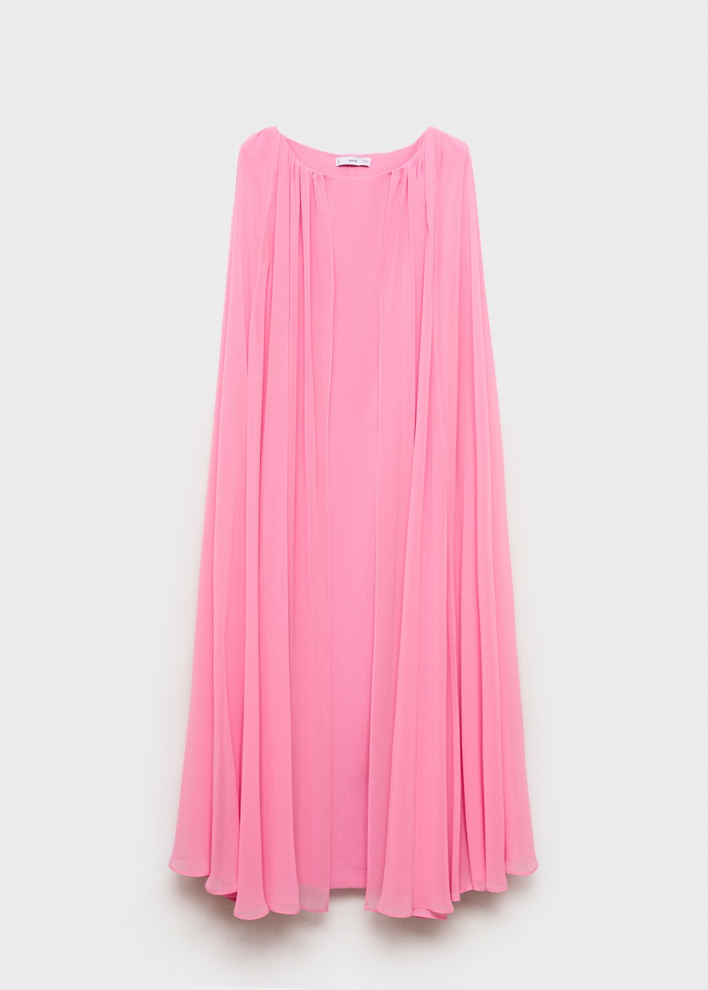 Flared cape dress - Pink