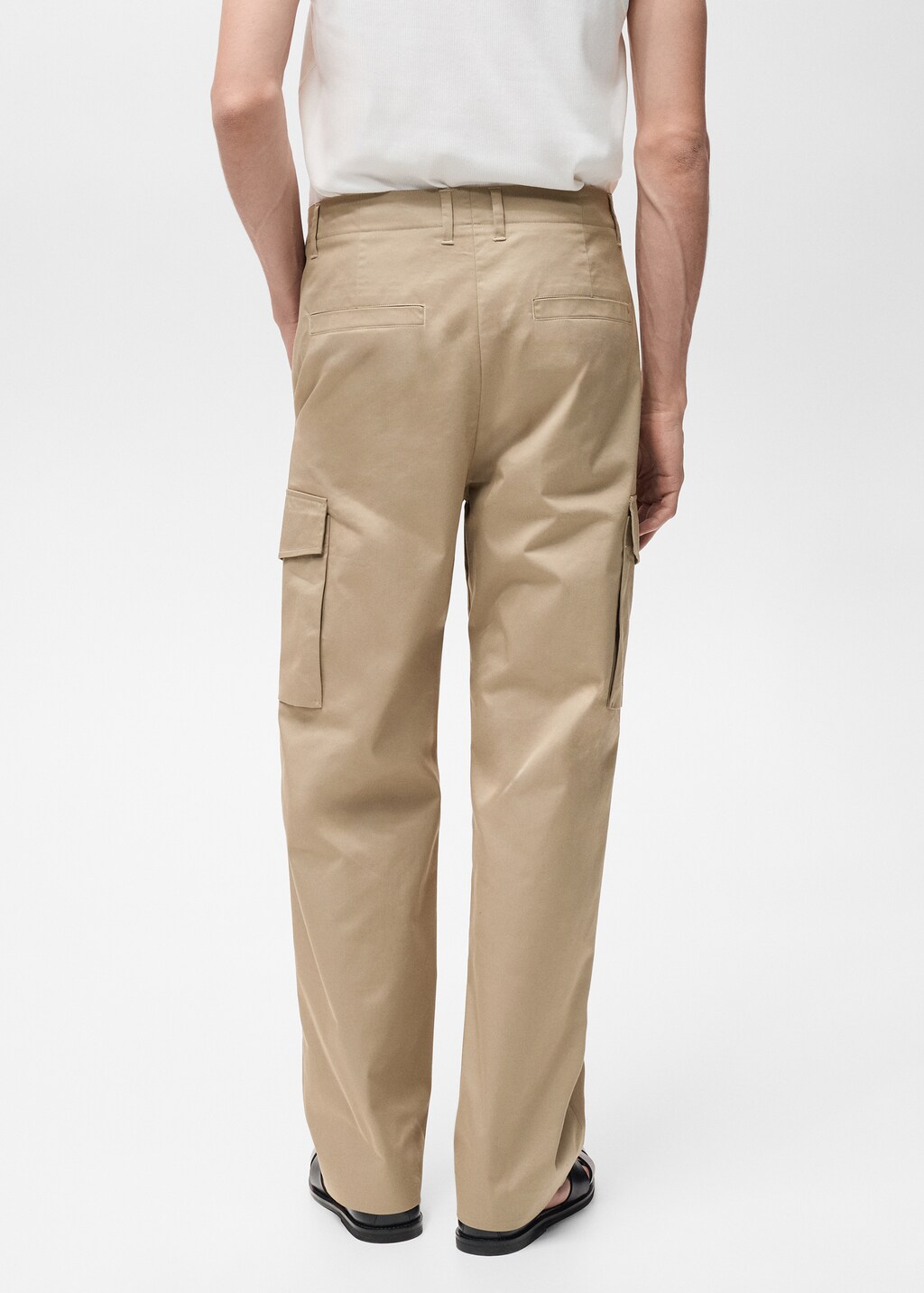 Relaxed-fit cargo trousers - Medium Brown