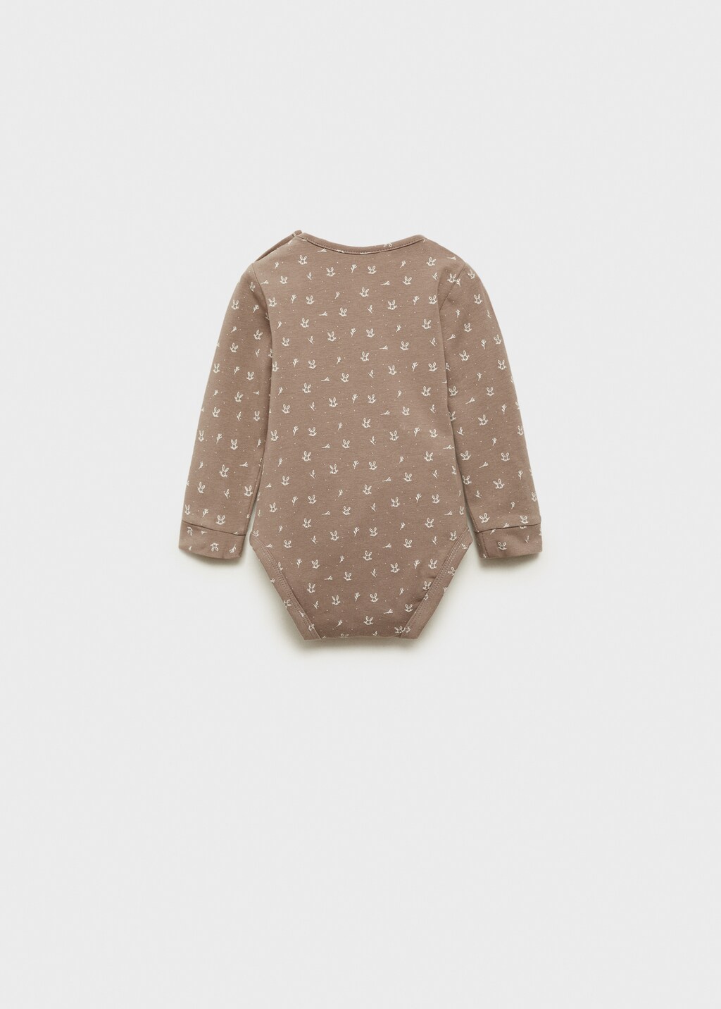 Printed cotton body - Medium Brown