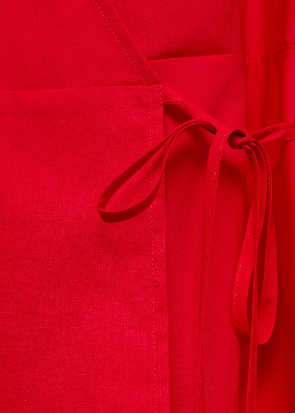 Cotton wrap dress - Blue