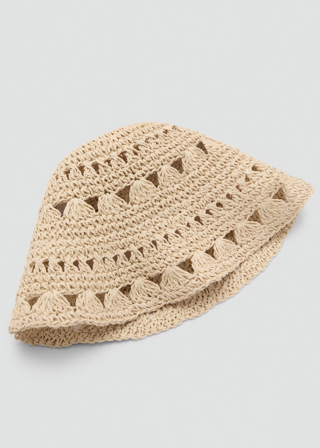 Straw bucket hat - Sand