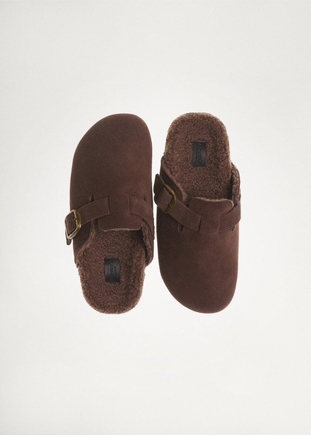 Buckle house slipper - Brown