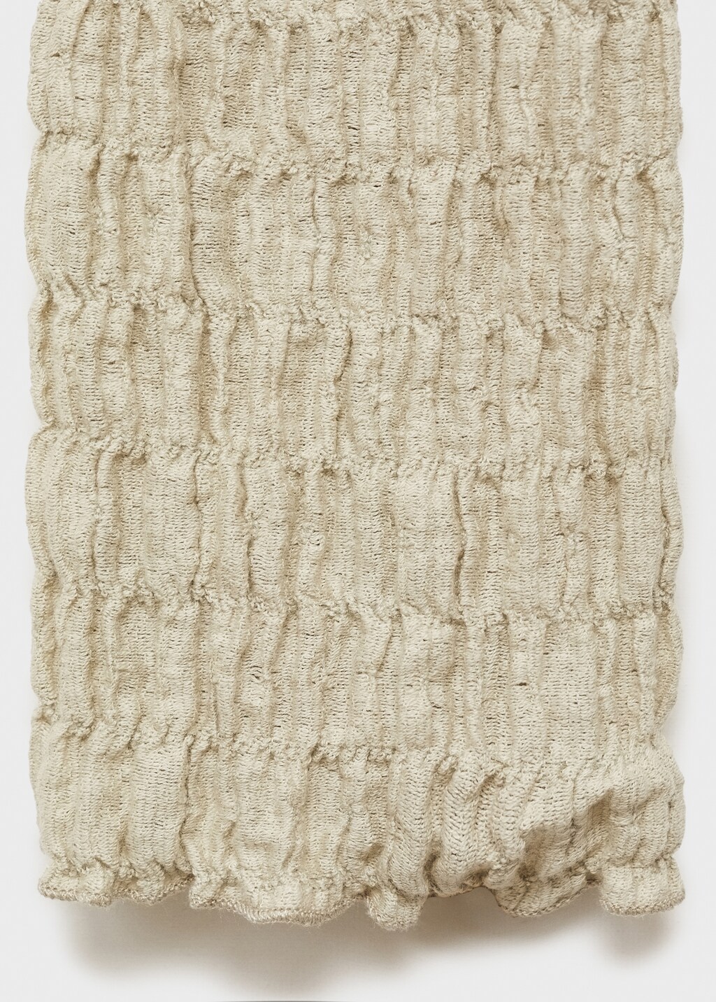 Cotton textured cardigan with bows - Light/Pastel Grey