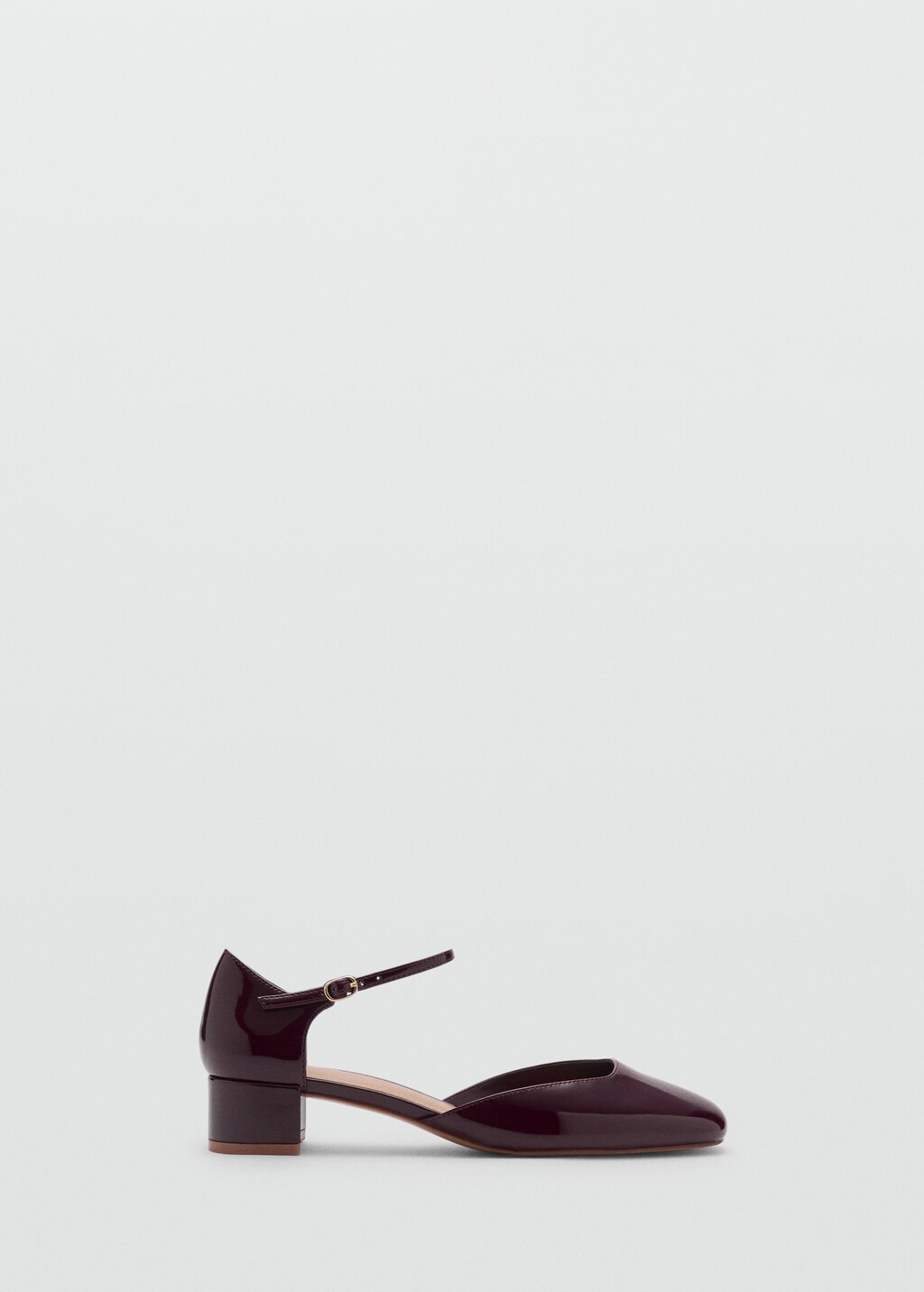 Patent heeled shoes - Burgundy