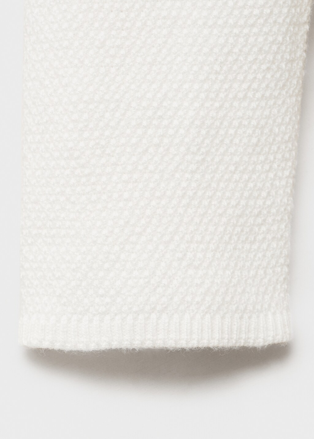 Knitted button cardigan - Off White