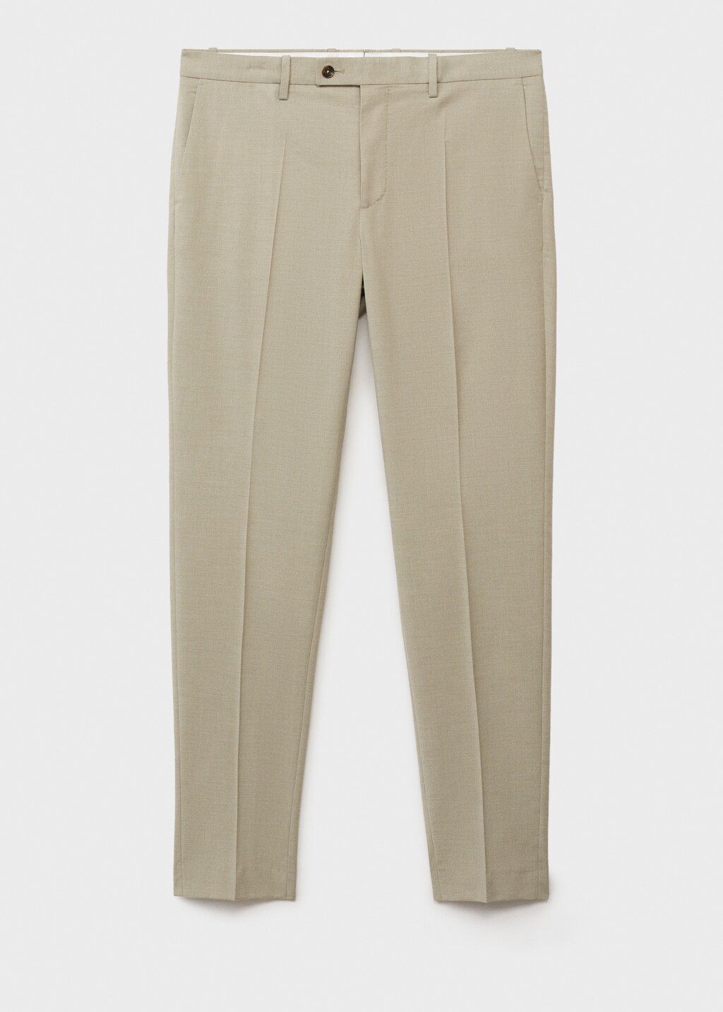 Milan slim-fit suit trousers - Beige