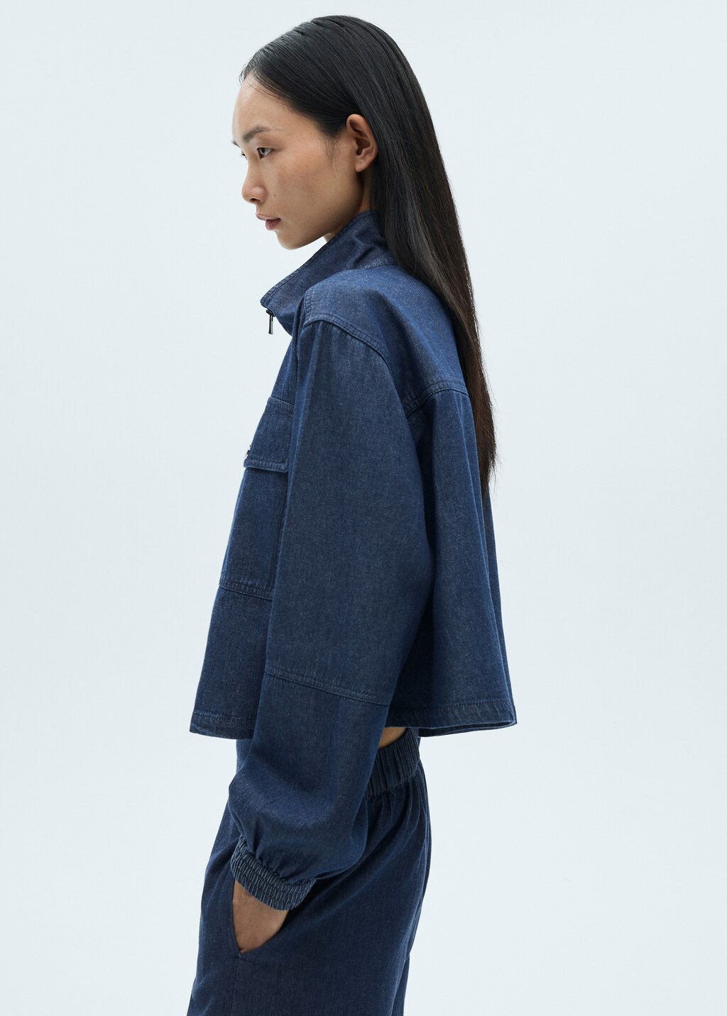 Pockets denim jacket - Medium Blue