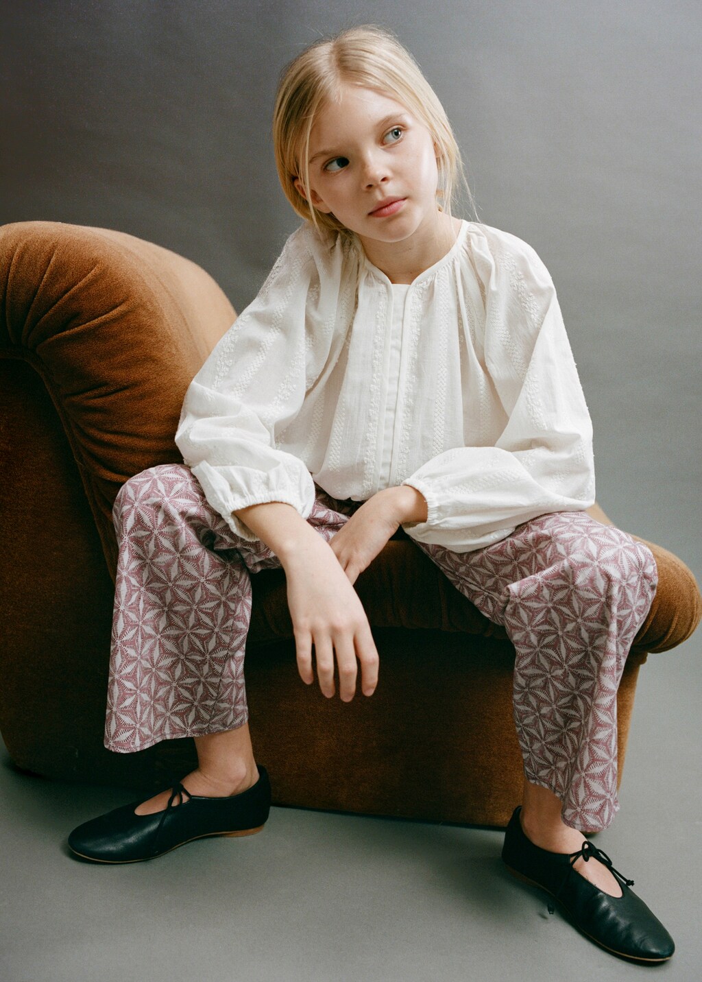 Printed pocket trousers - Pink