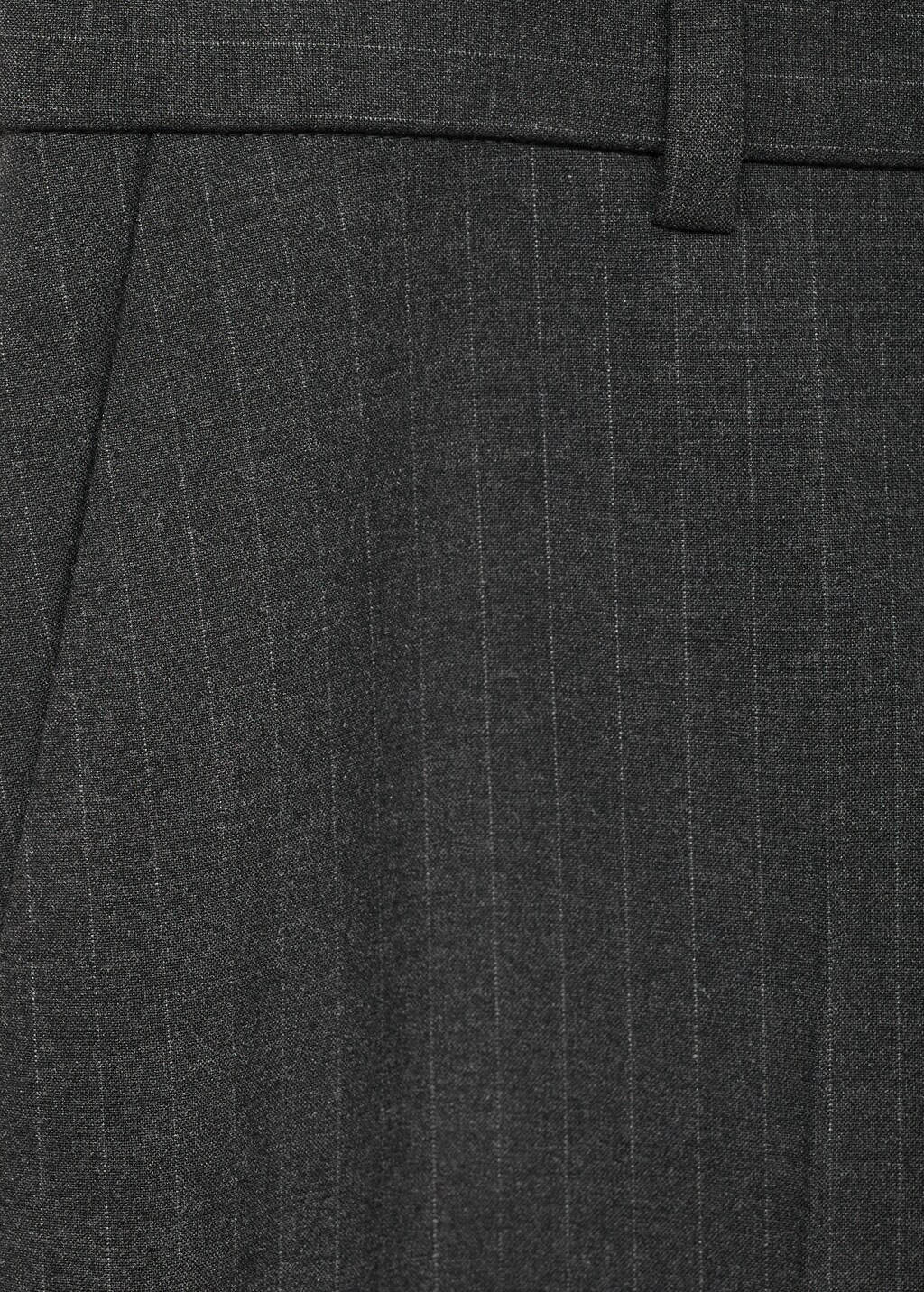 Pinstripe suit trousers - Dark Heather Grey