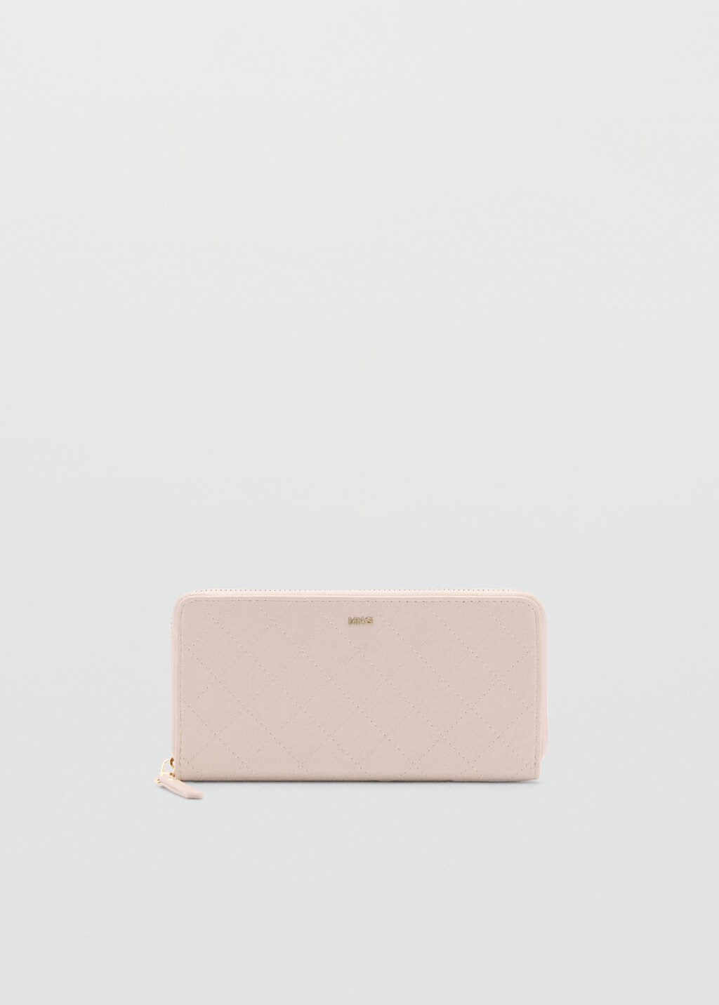 Wallet with decorative stitching - Black