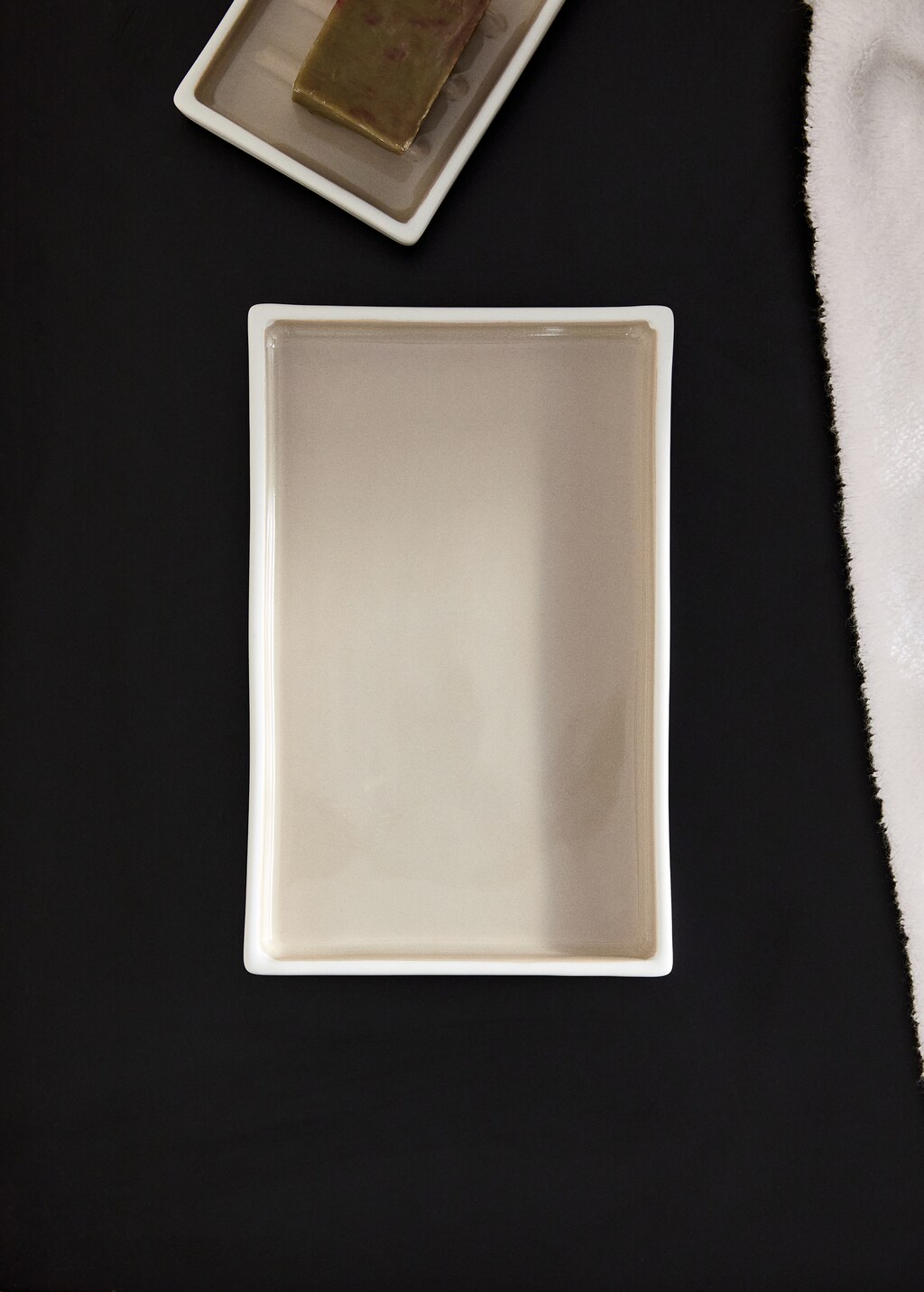 Decorativa tray bimat - White