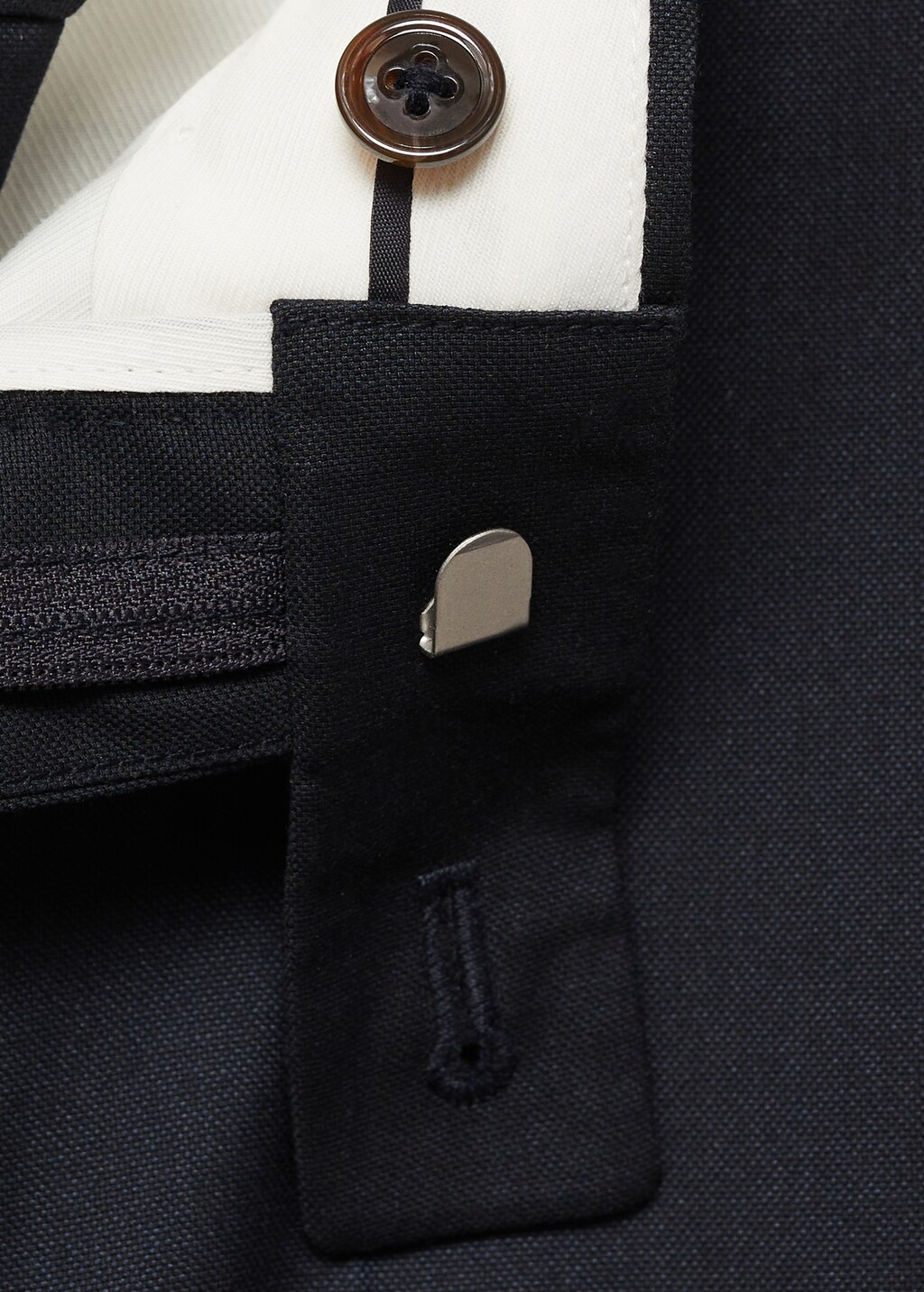 Monaco slim-fit suit trousers - Dark Navy