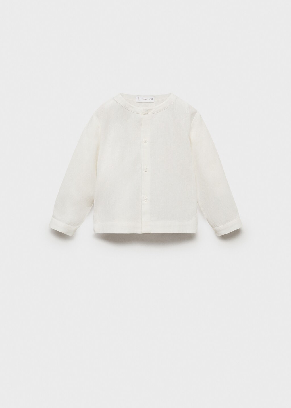 Cotton and linen shirt - Off White