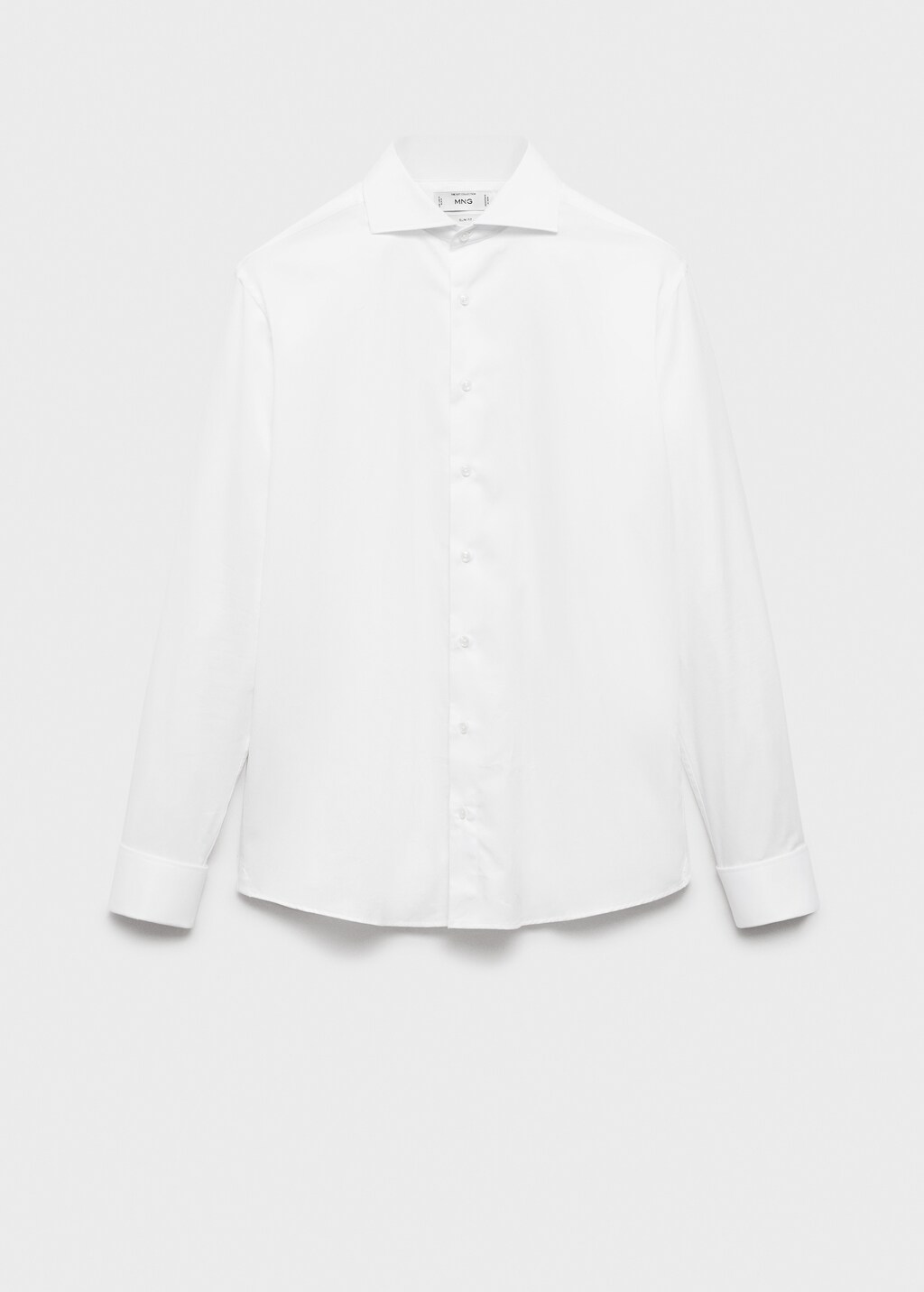 Slim-fit twill fabric suit with shirt cufflinks - Sky Blue