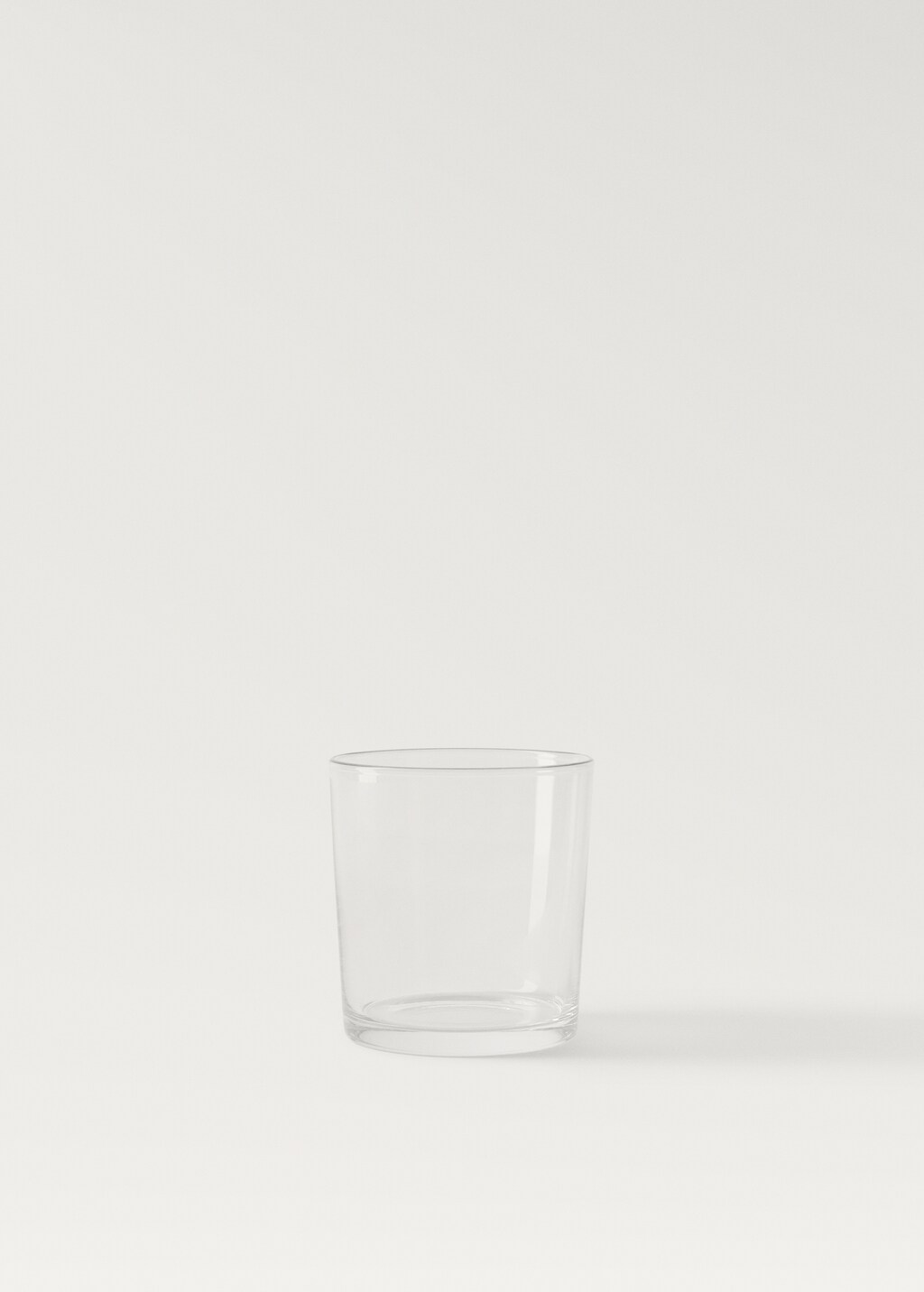 Plain glass tumbler - Ice Grey