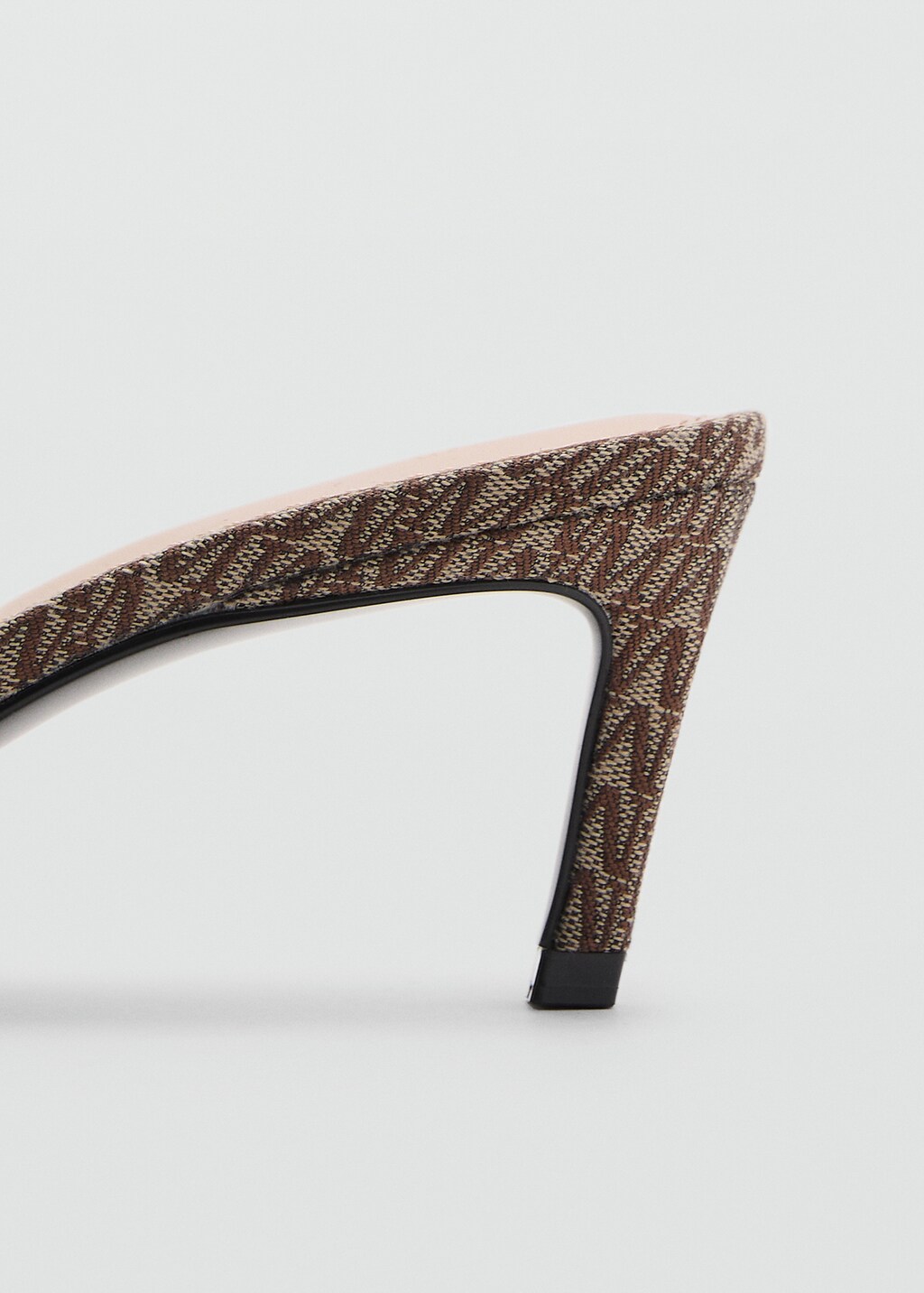 Heeled sandals with metallic detail - Black