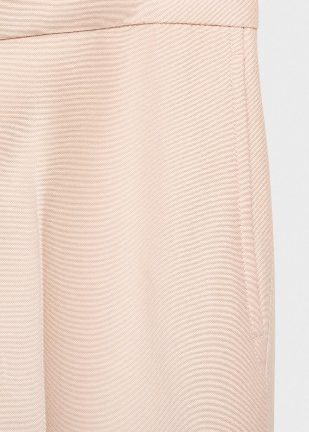 Straight suit trousers - Nude
