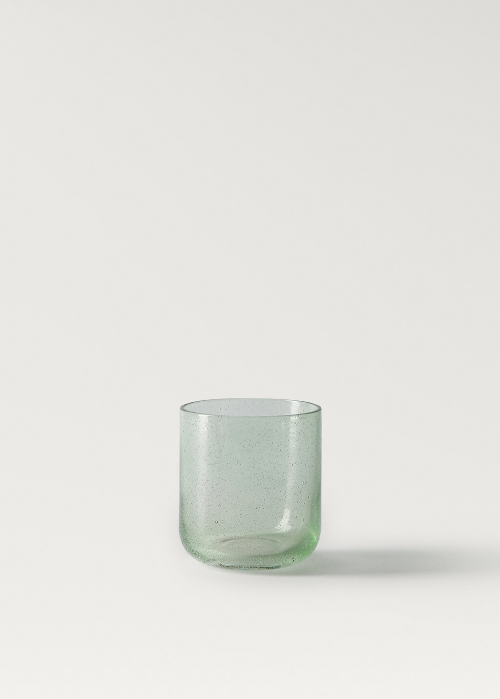 Bubble-glass glass - Ochre