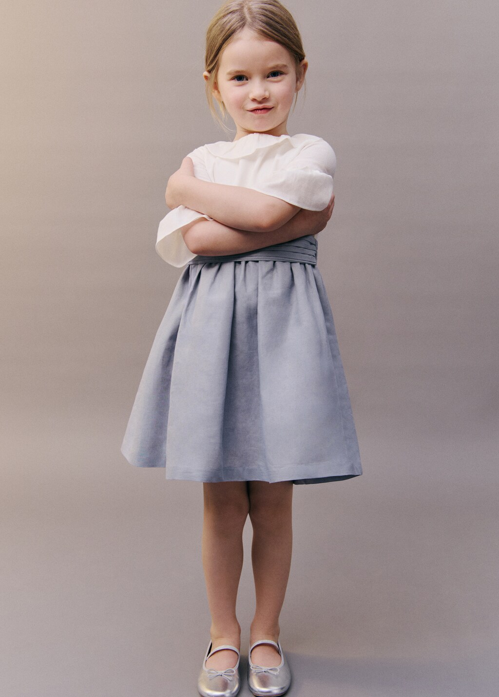 Metallic ballet flats - Silver