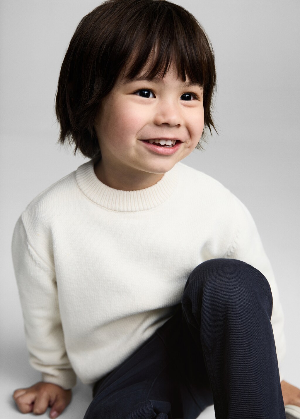 Cotton chinos - Dark Navy