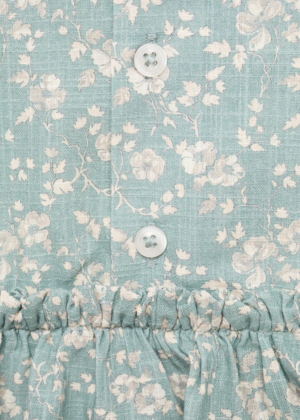 Printed dress and nappy cover - Green