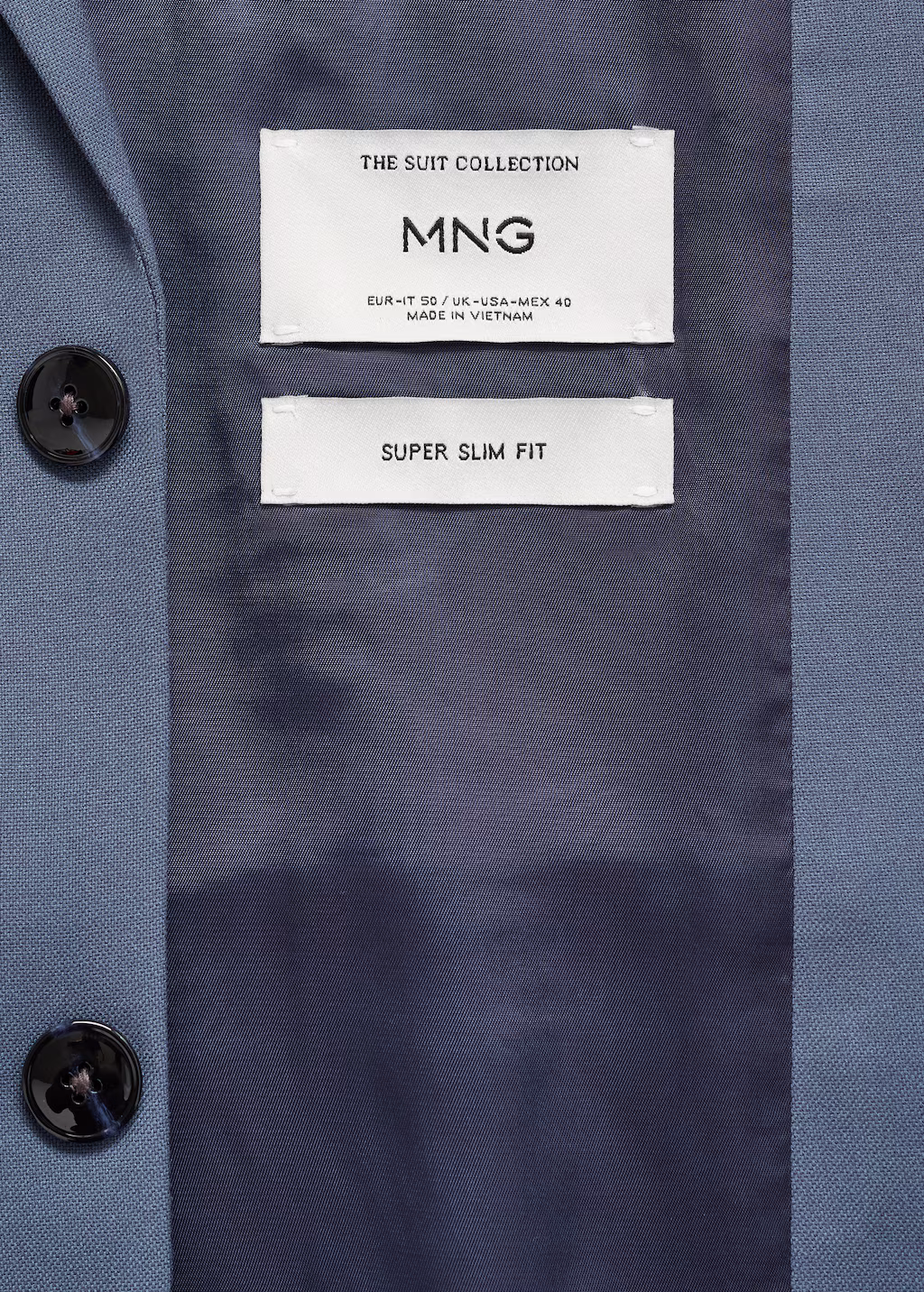 Super slim-fit suit jacket in stretch fabric - Grey