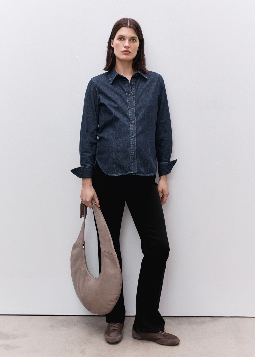 Maternity flared jeans - Dark Blue