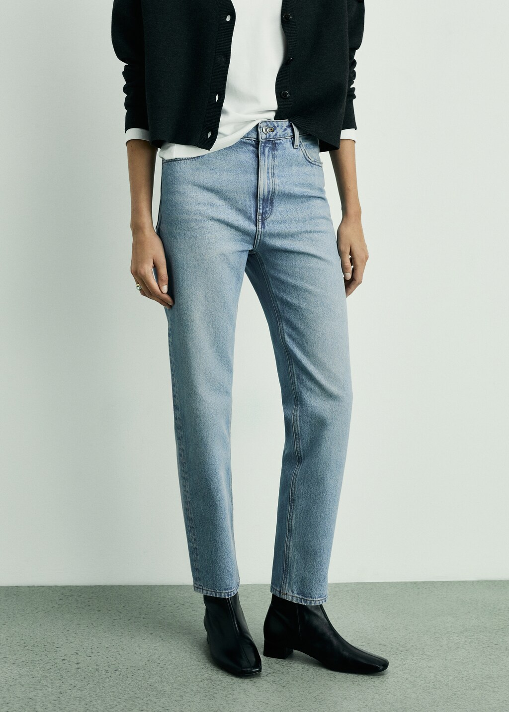 Mom2000 high-rise jeans - Black denim