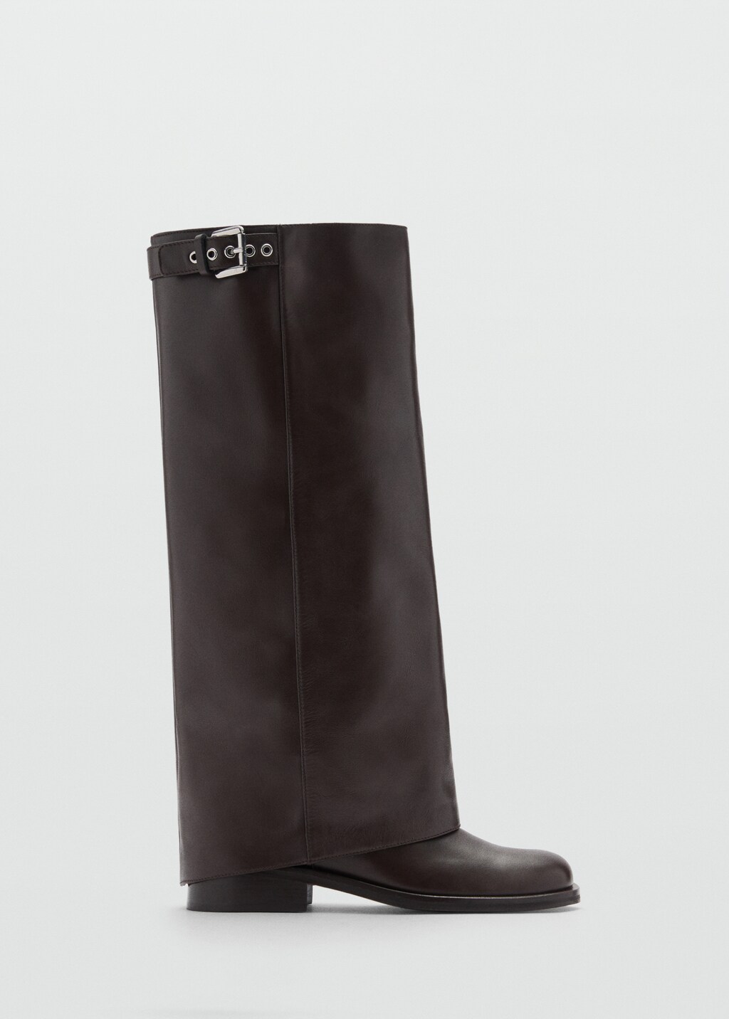 Buckle ankle boots - Chocolate