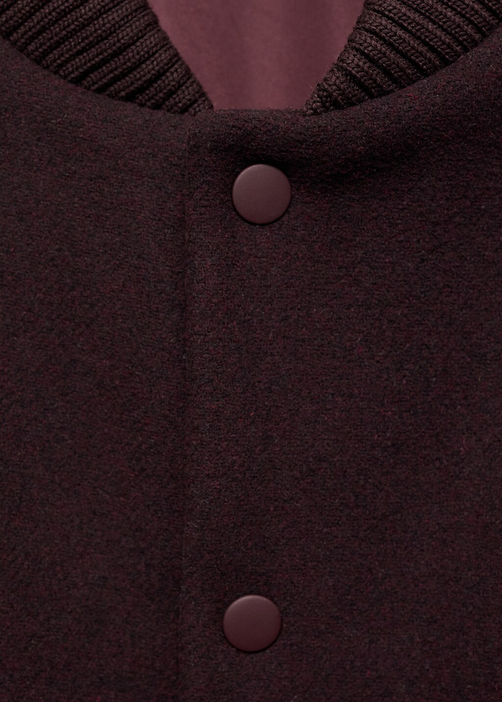 Two-tone bomber jacket - Maroon