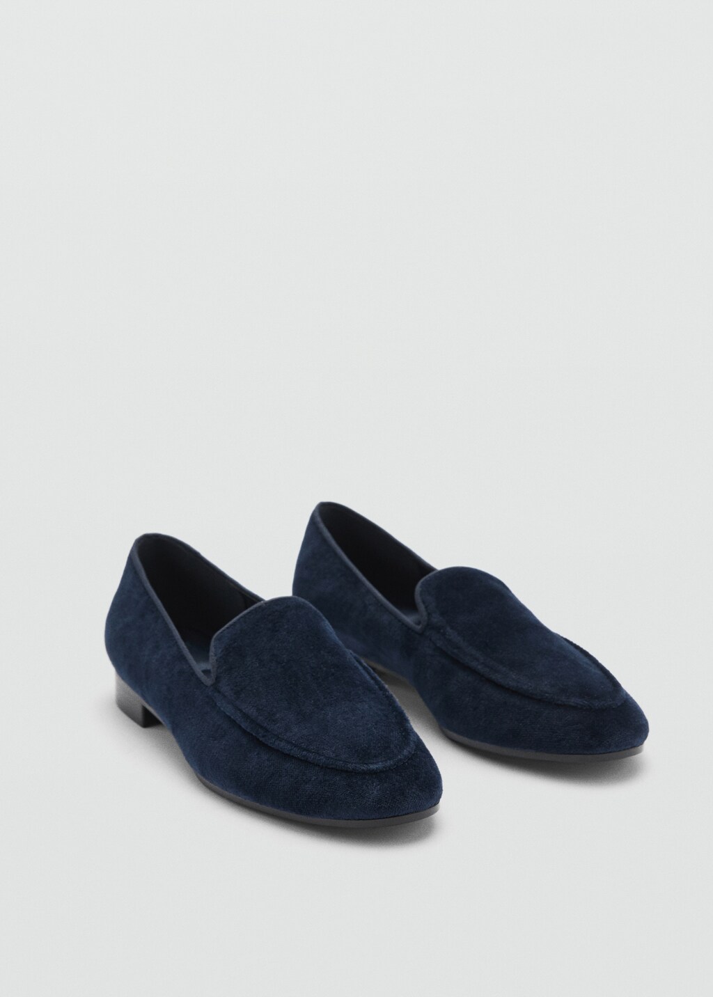Velvet loafers - Blue