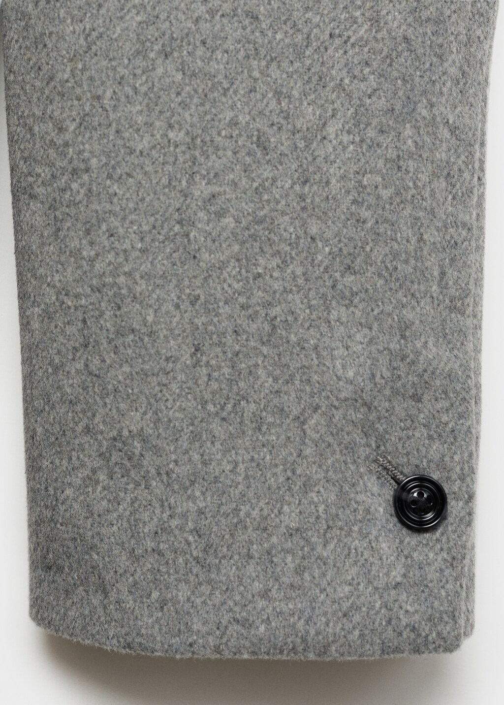 Lapels wool coat - Grey
