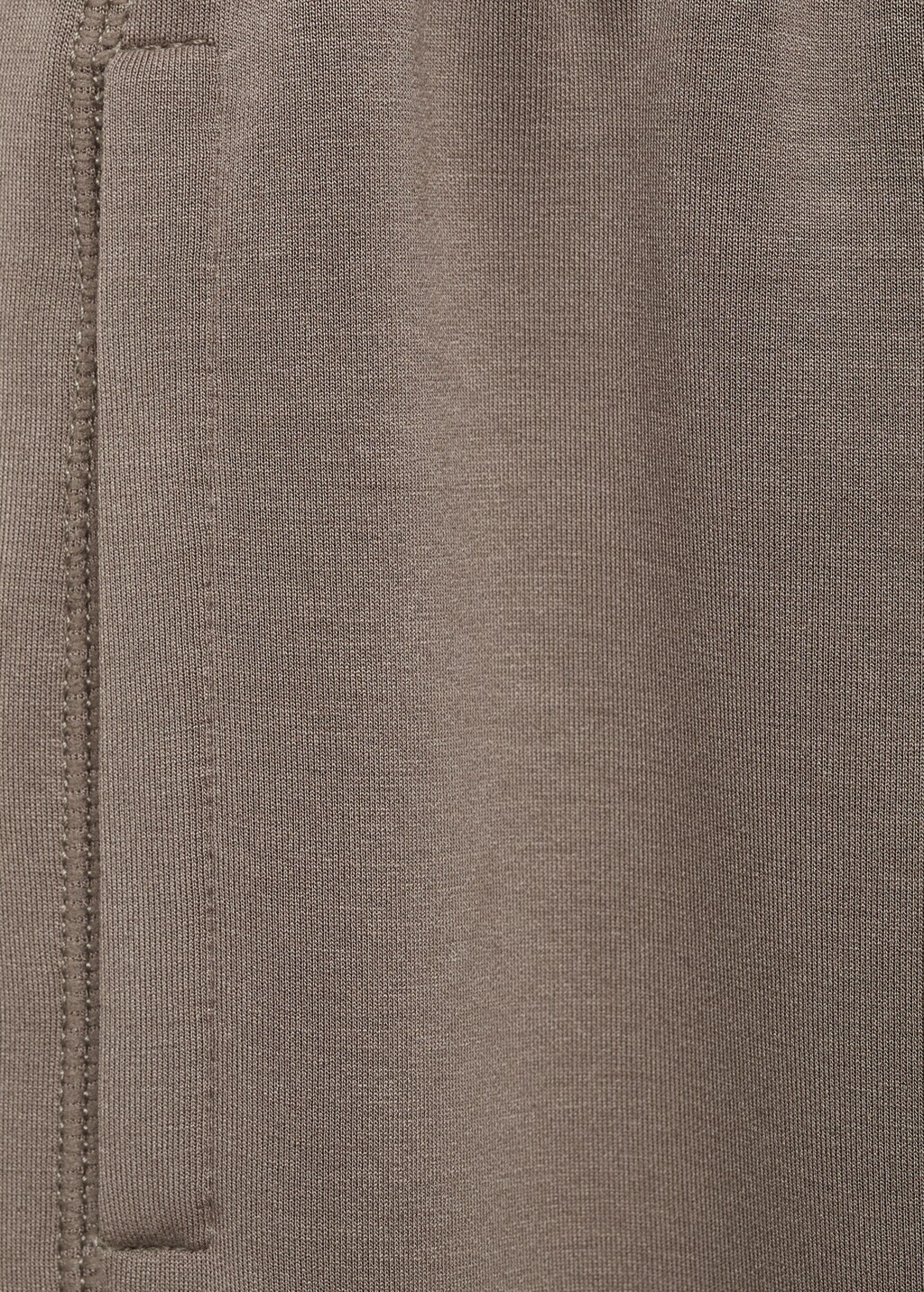 Jogger trousers with elastic waist - Medium Brown