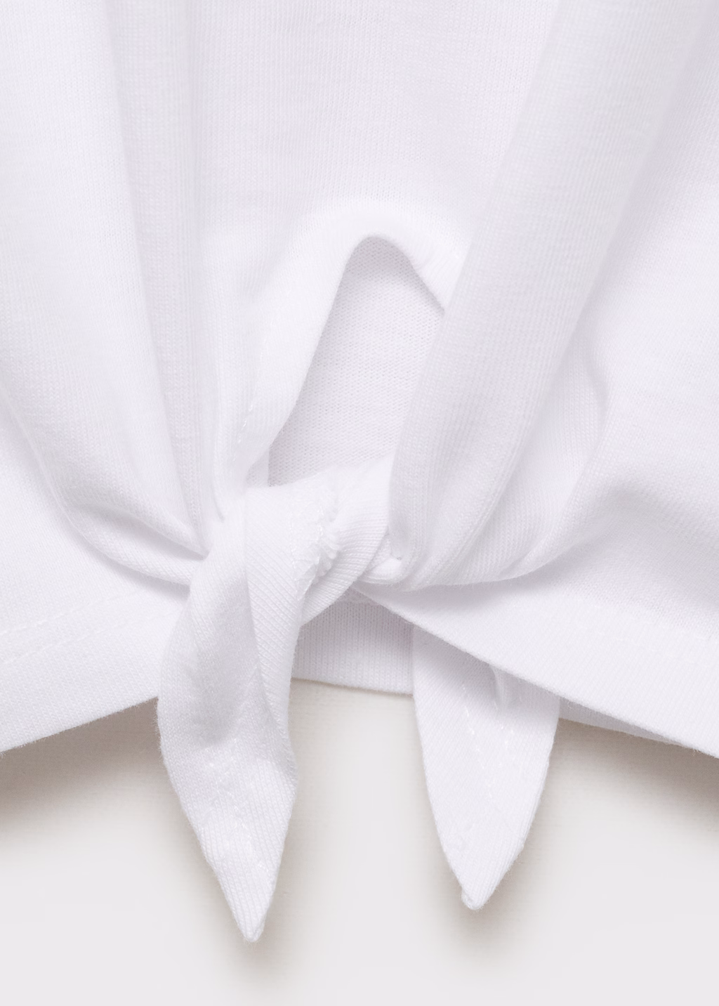 Knot printed T-shirt - Off White