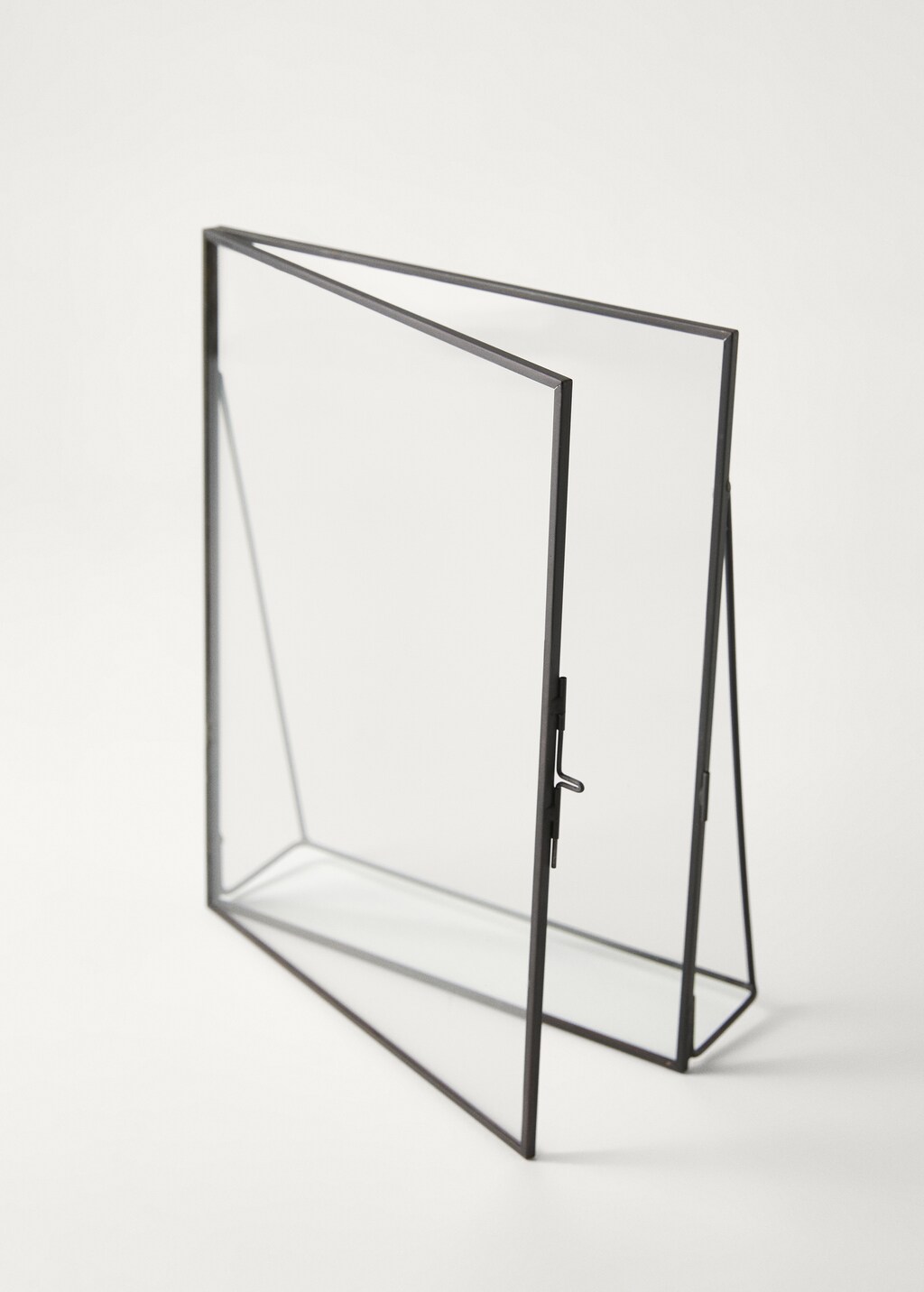 Metal frame large triangular foot - Black