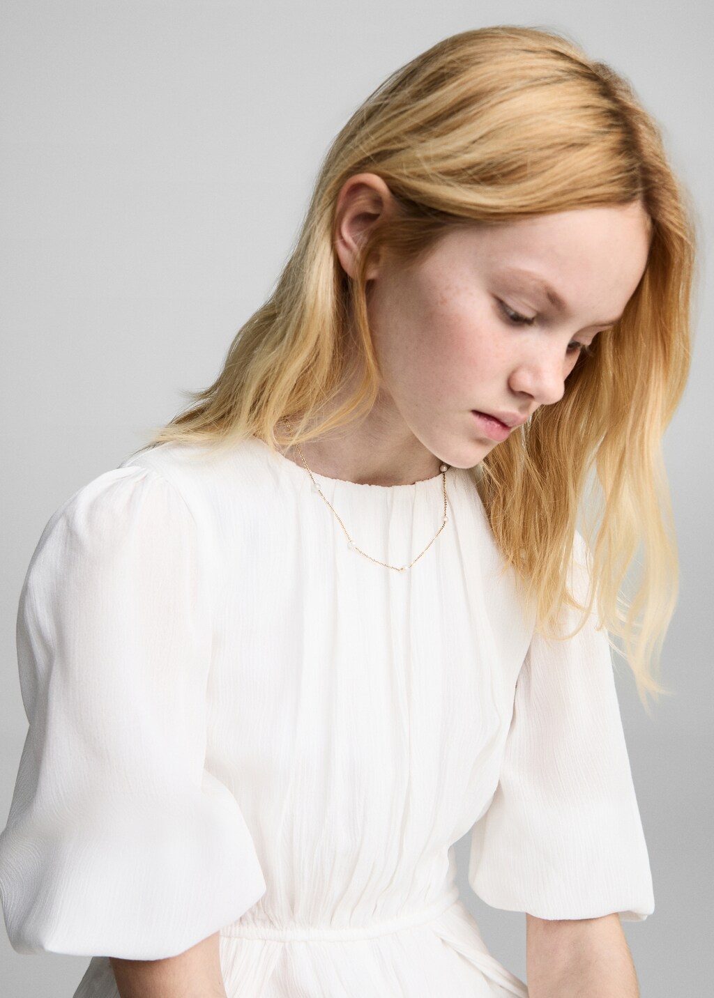 Necklace and earrings set - Gold