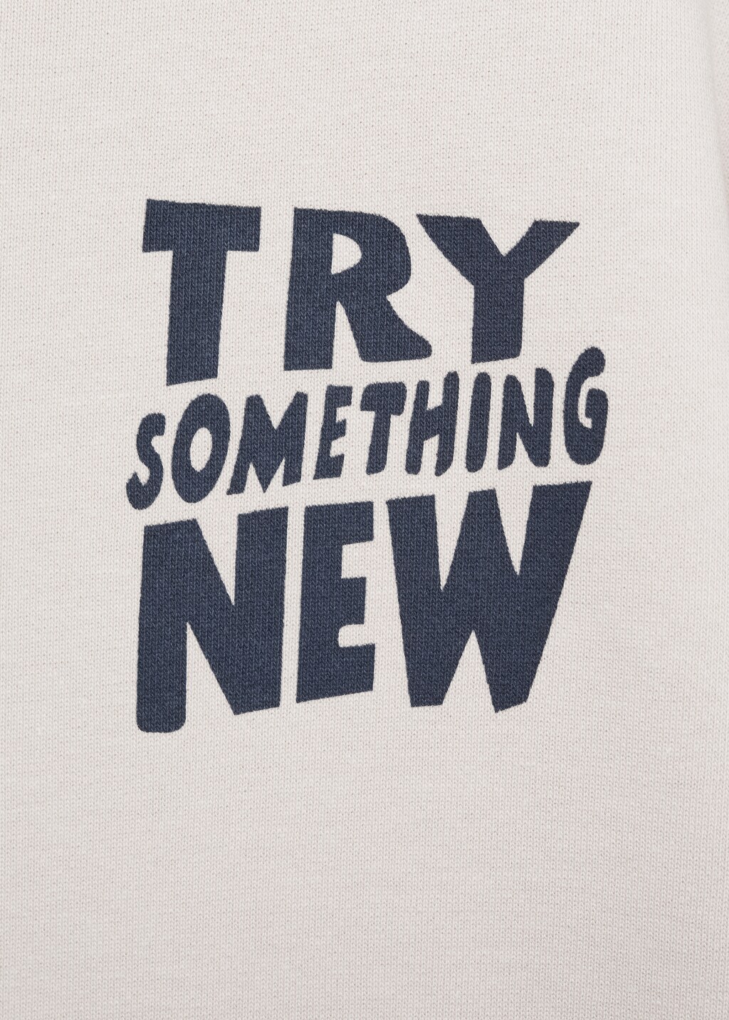 Printed cotton sweatshirt - Blue